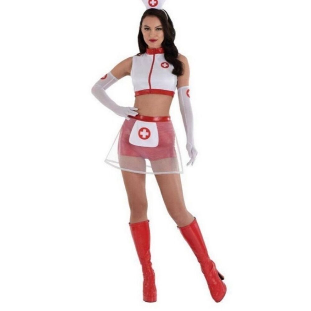 NEW size XL Night Shift sexy nurse lingerie role play costume